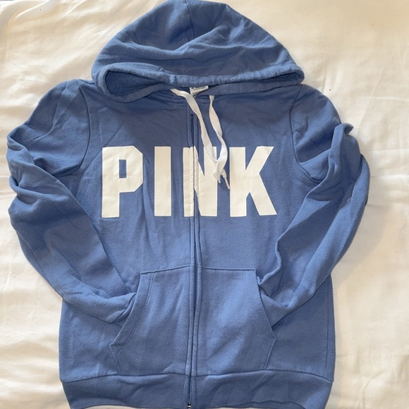 Blue Hoodie and Shorts Set with White Logo - Picture 5 of 5